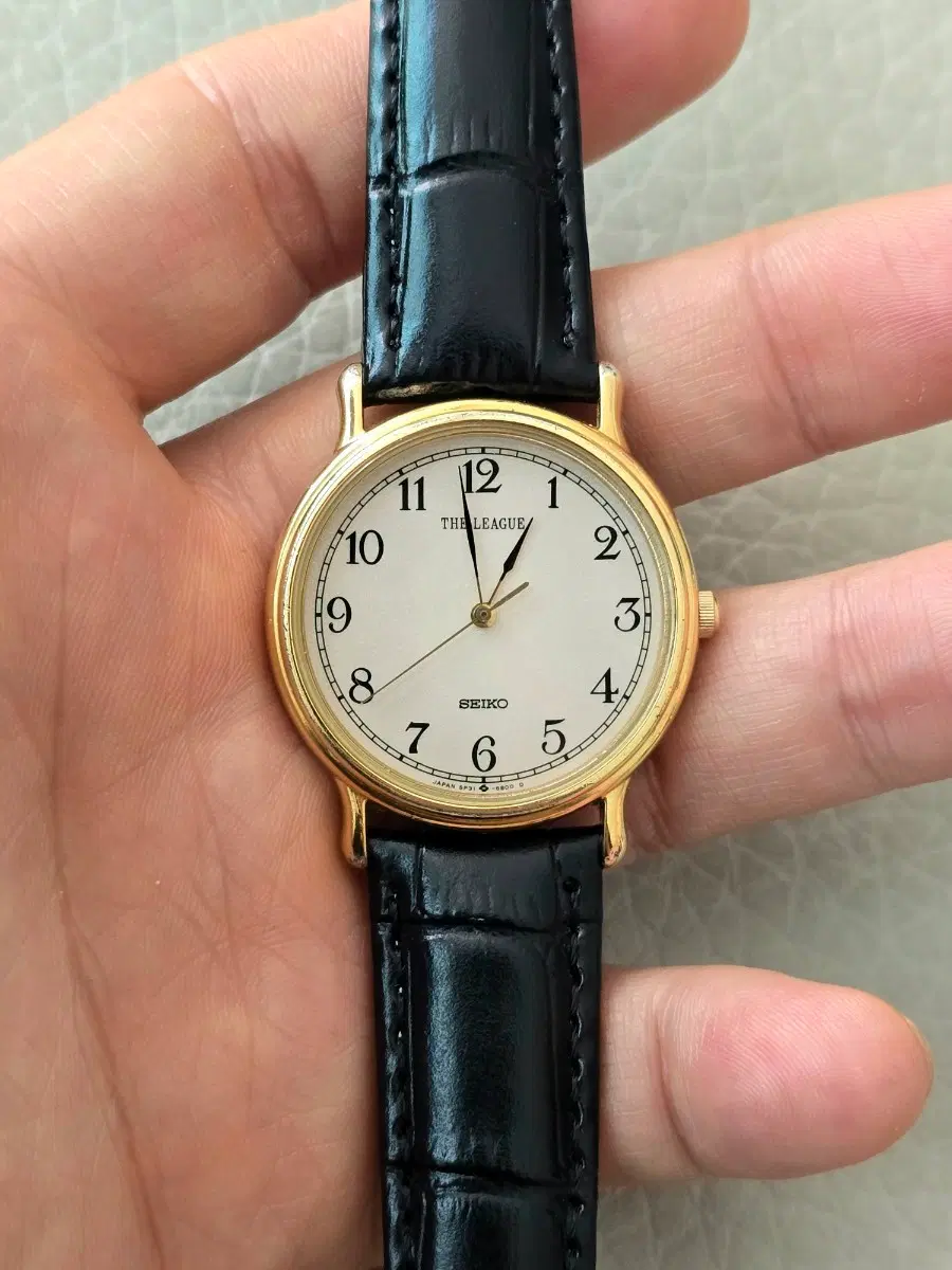 90's 세이코 Seiko The League 5P31-6A40 Gold