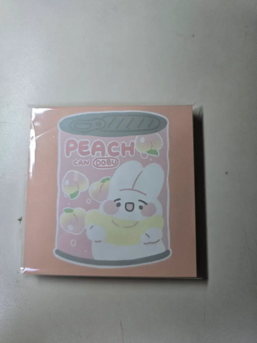 [떡메모지] 두부 복숭아 통조림 떡메 | 포용