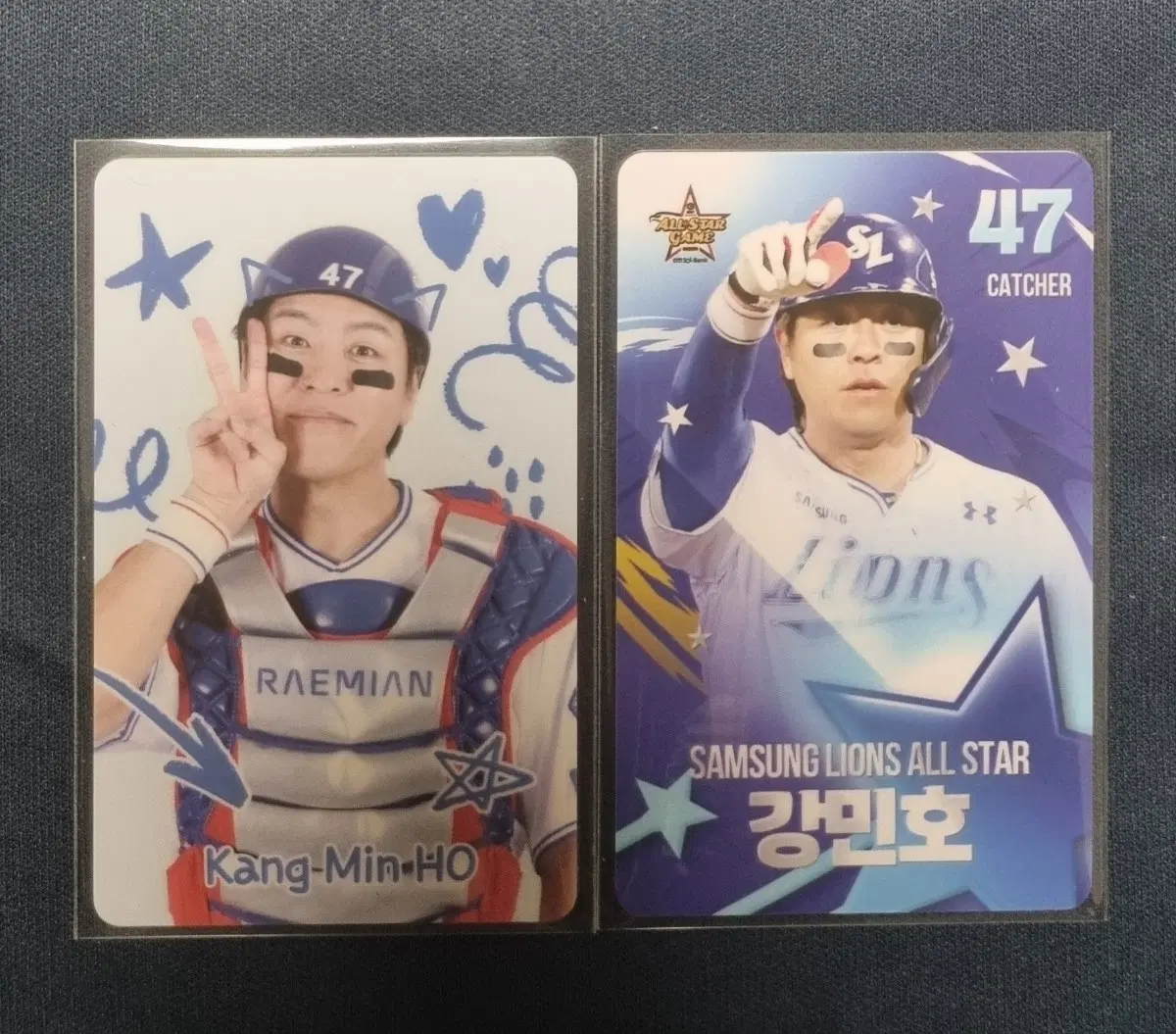 강민호 오프닝 올스타 포카 일괄 삼성 라이온즈