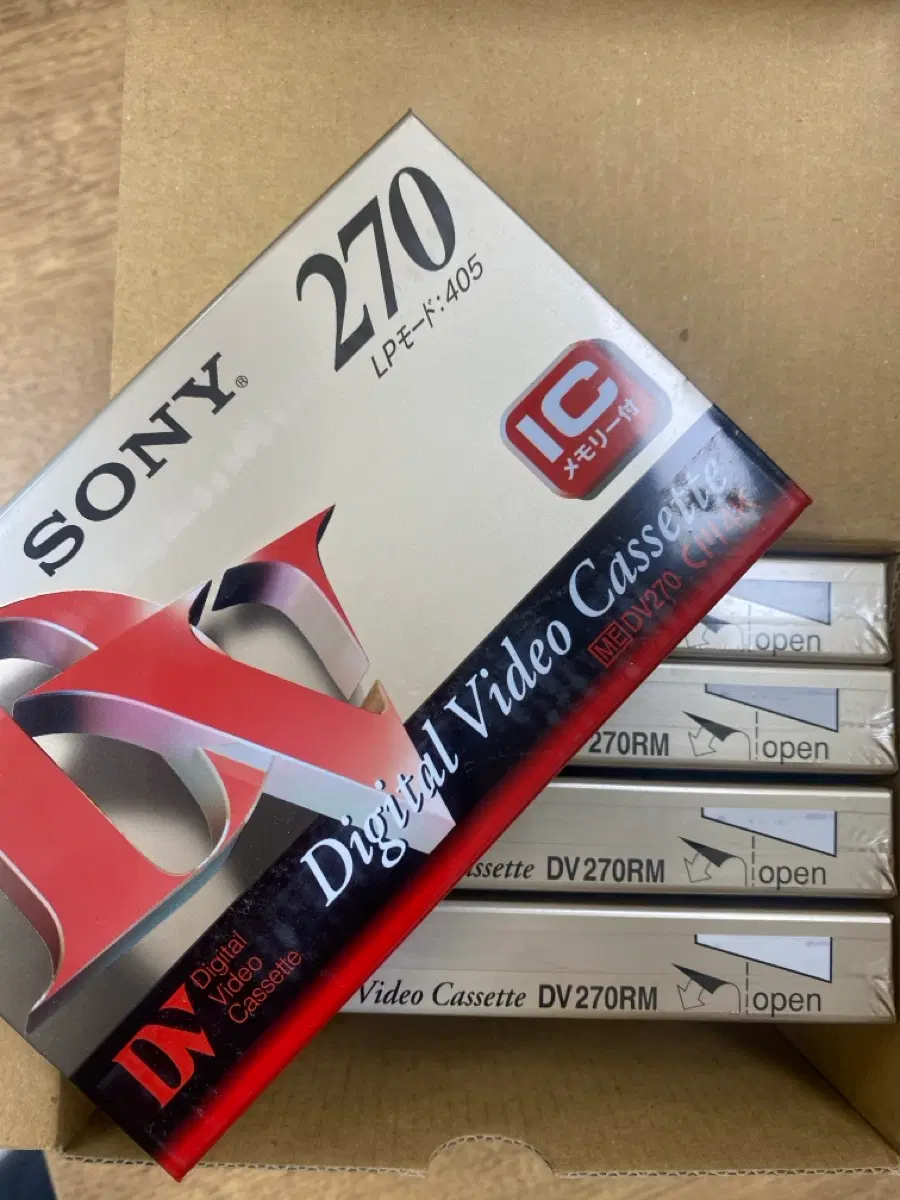 SONY 방송용 DV270RM 디지털 비디오 테이프