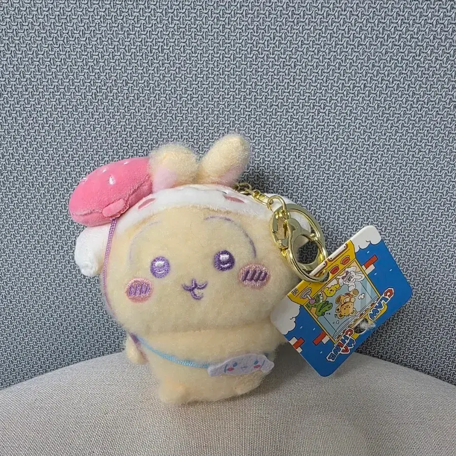 새상품) 산리오 먼작귀 우사기 시나모롤 키링 인형 콜라보