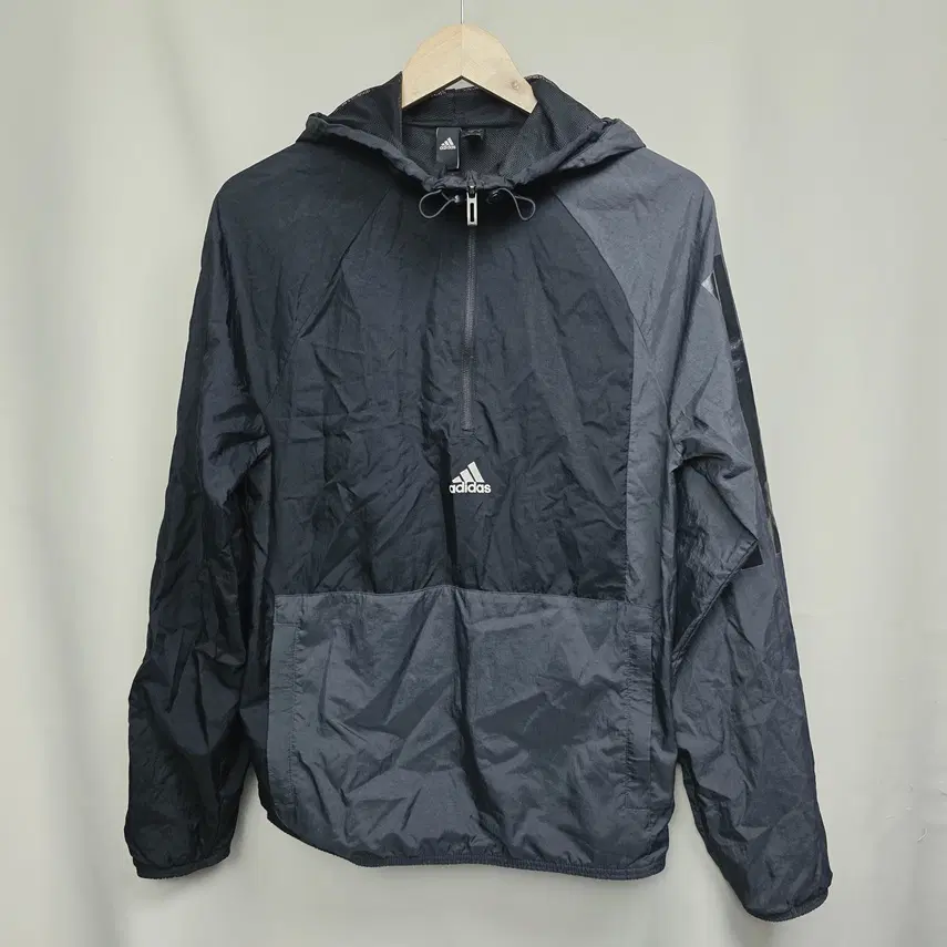 [ADIDAS] 남성 아노락 웜업 반집업 후드티 S (90)