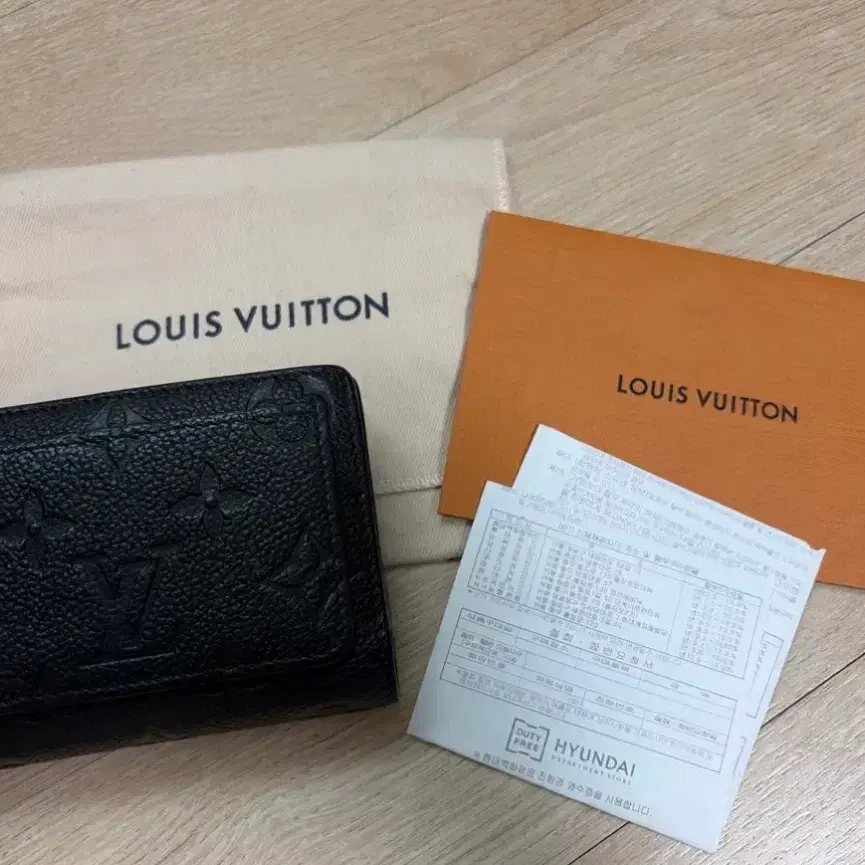 루이비통 반지갑 클레아 검정 흑색 LV 여성 선물 wallet 블랙