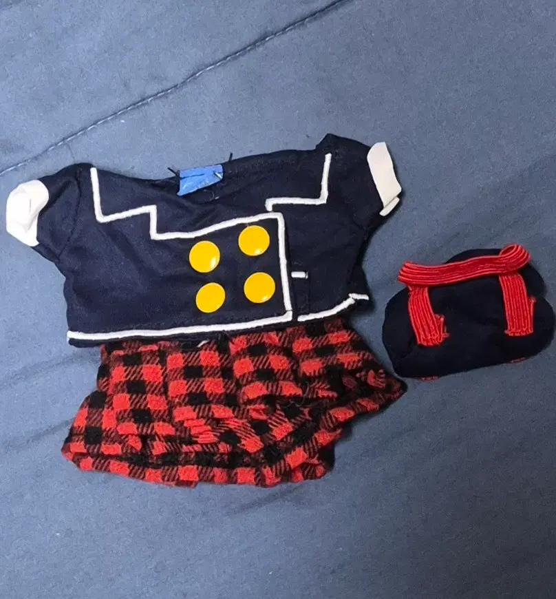 급처!! 버터 - 솜 인형 여자 교복 15cm 인형 옷 처분