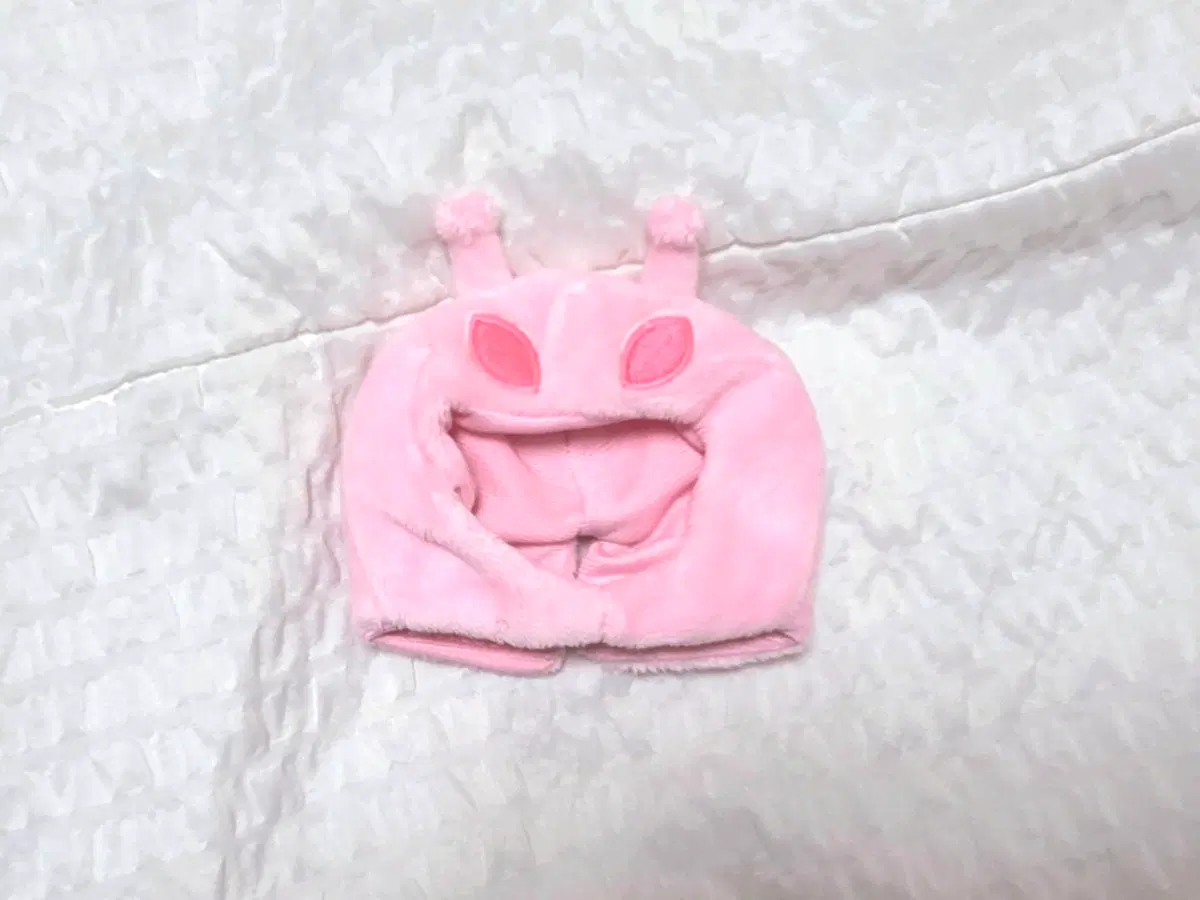10cm 인형옷 왹져 외계인 모자 핑크