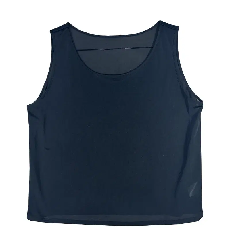 블랙 시스루 민소매 메쉬 나시티 [M] 폴리에스터 100%