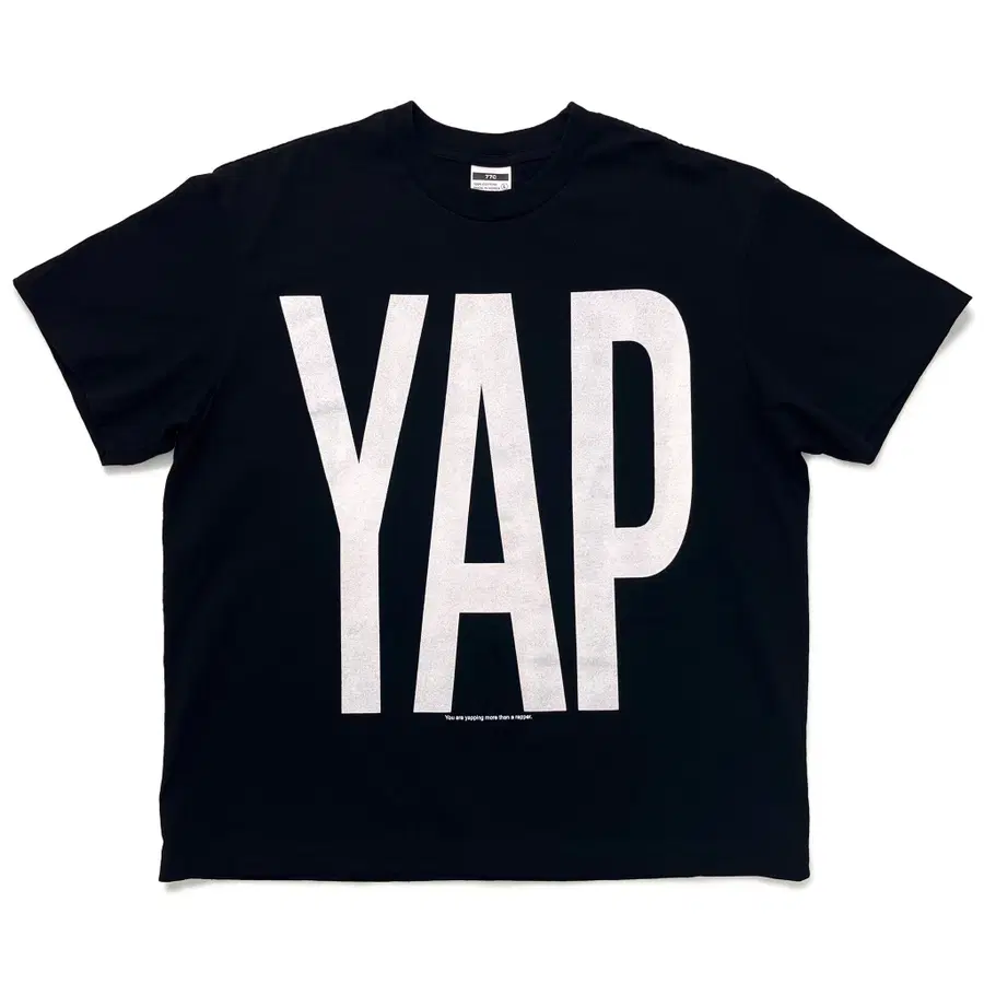 [XL] 77c YAP BIG SLOGAN 티셔츠