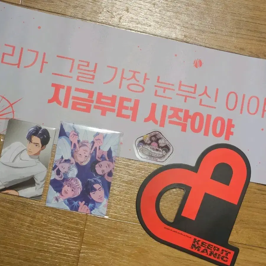 플레이브 월드투어 콘서트 플리존 포카 슬로건
