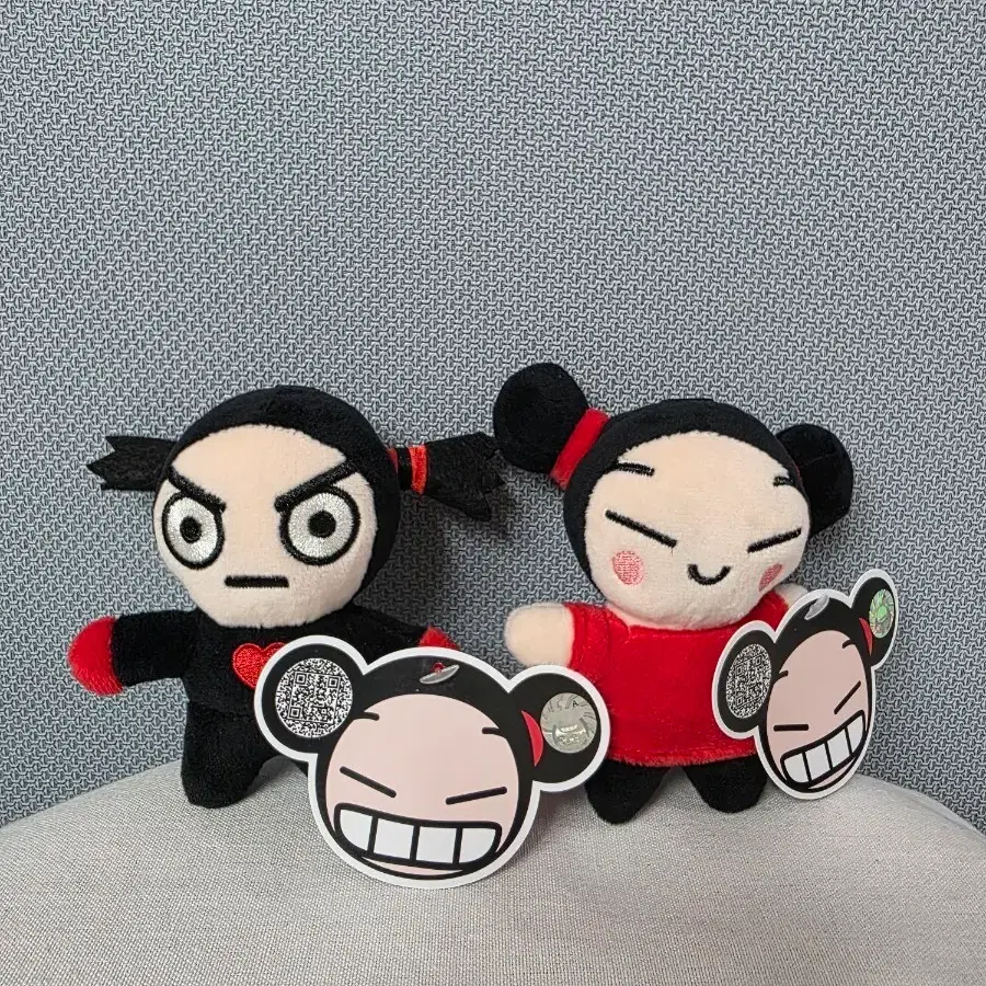[새상품/정품] 뿌까 가루 인형 키링 세트 10cm