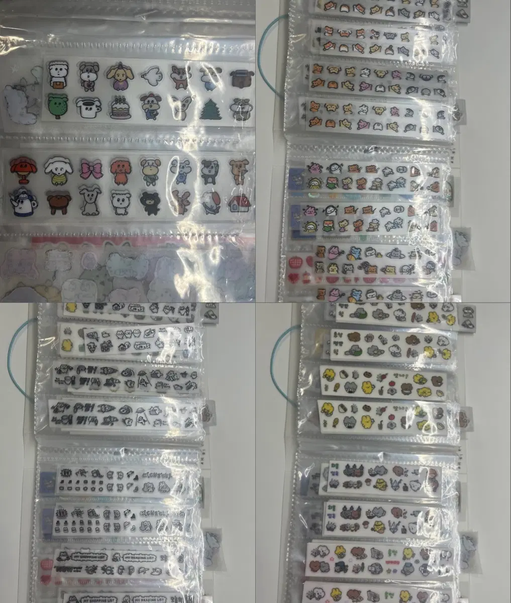 랜덤 키스컷 띵 50종 우이 포솜 자파점 쪼꼬지 위니빌리지 솝찌 베베 글렌 등 무중복