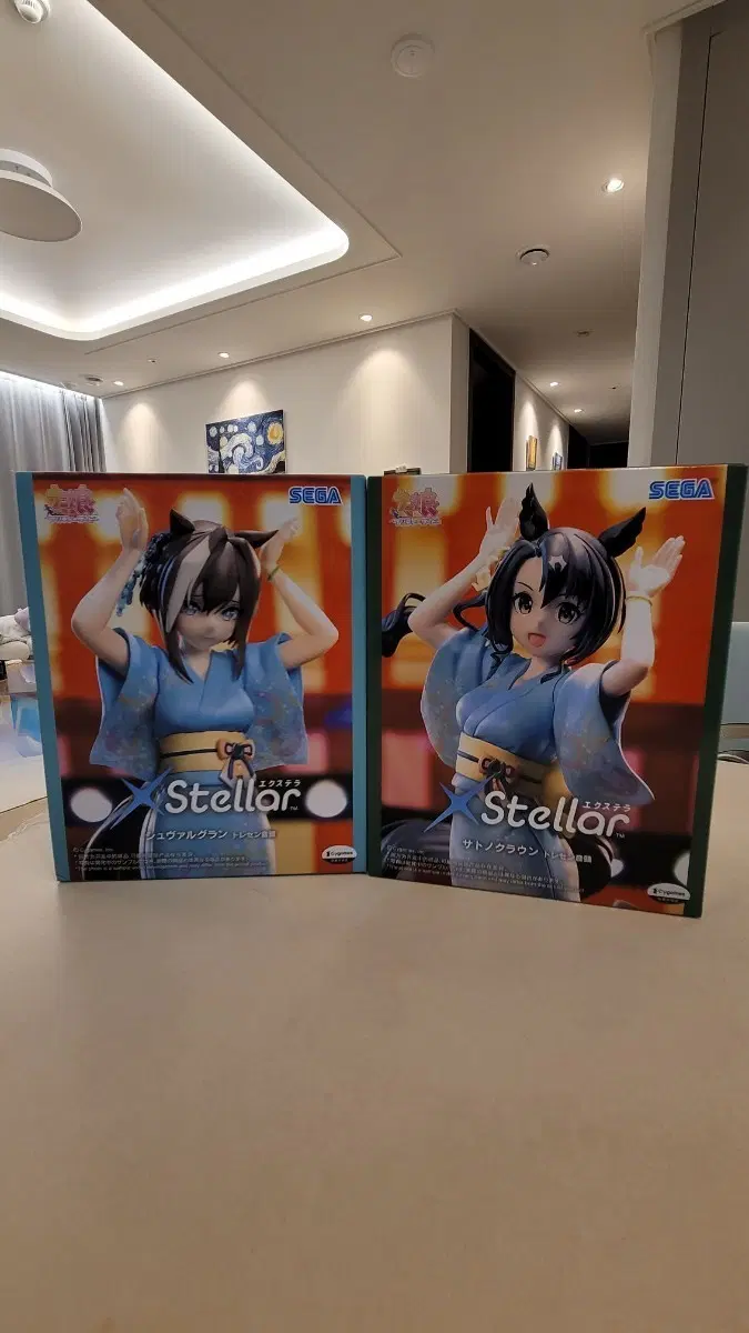 [미개봉/SEGA 정품] 우마무스메 슈발 그랑 + 사토노 크라운 피규어 2종 세트