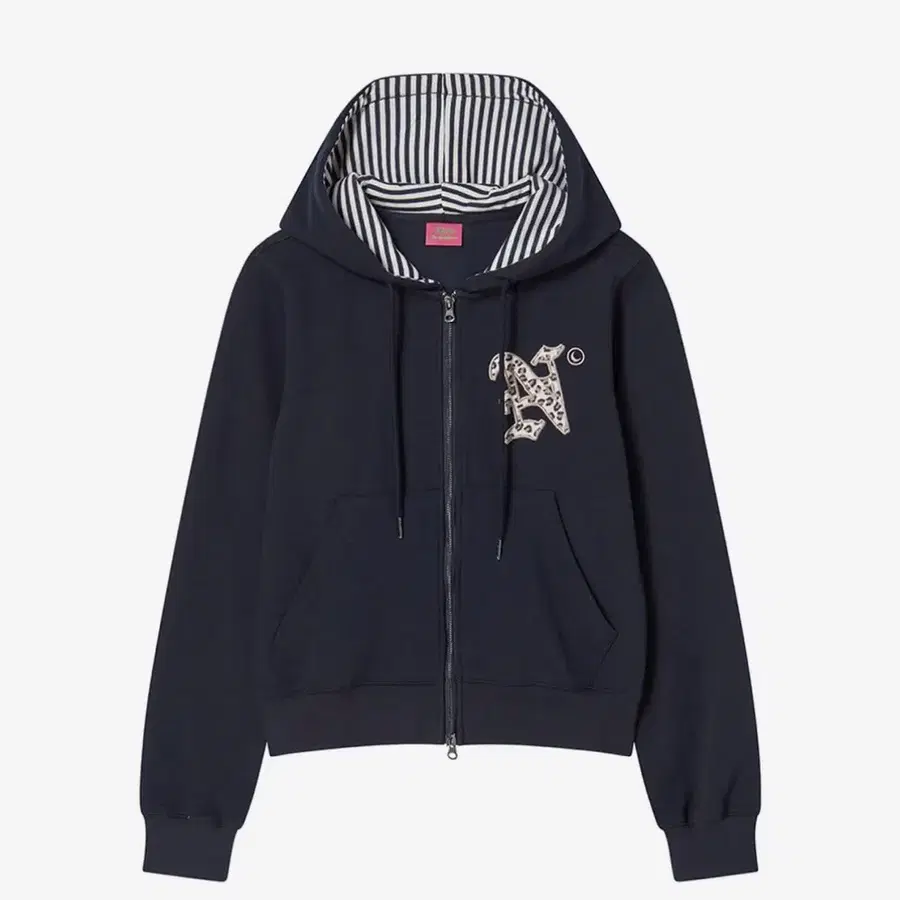 엔와이엑스엑스 후드집업 네이비 LETTER N HOOD ZIP-UP NAVY