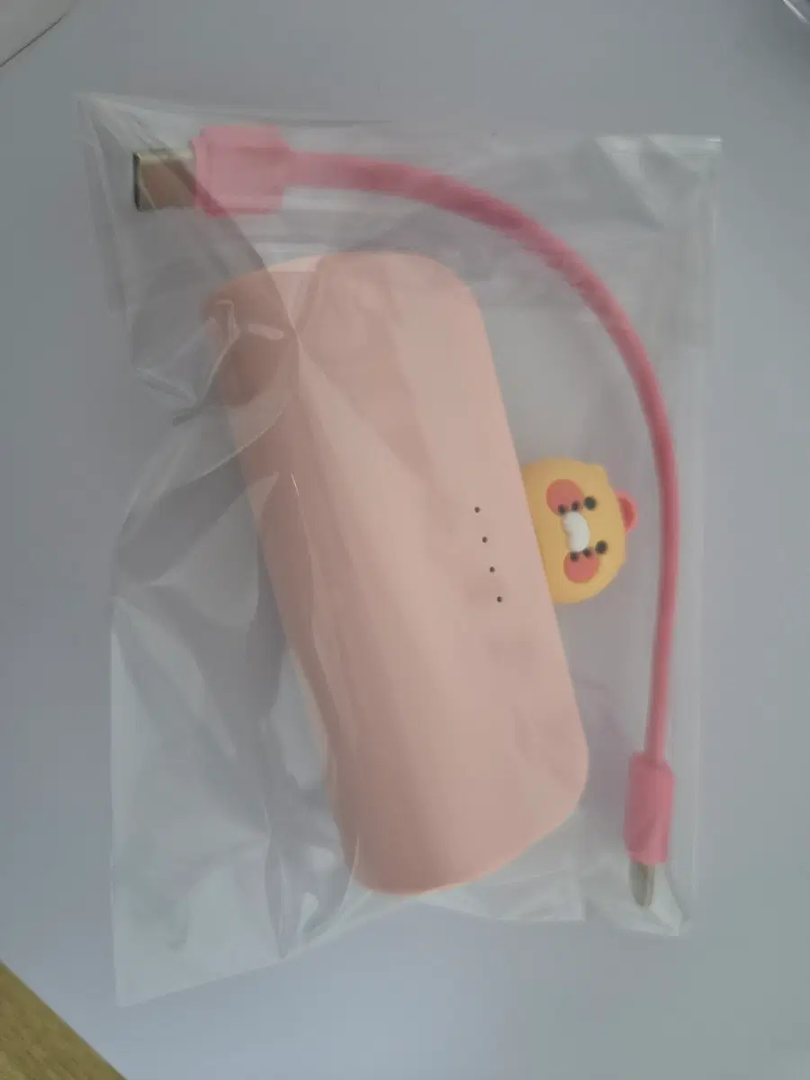 카카오 보조배터리 춘식이핑크