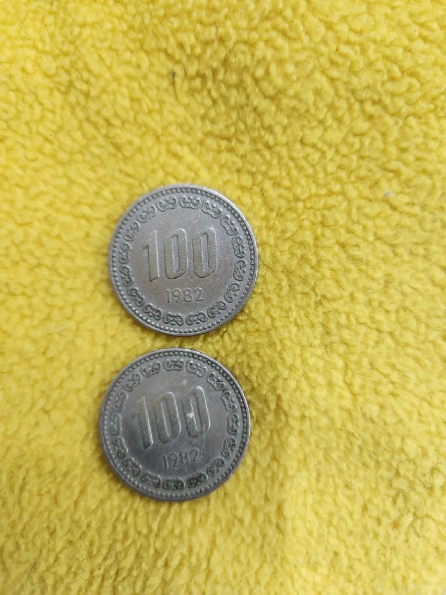1982년 100원 동전 희귀동전