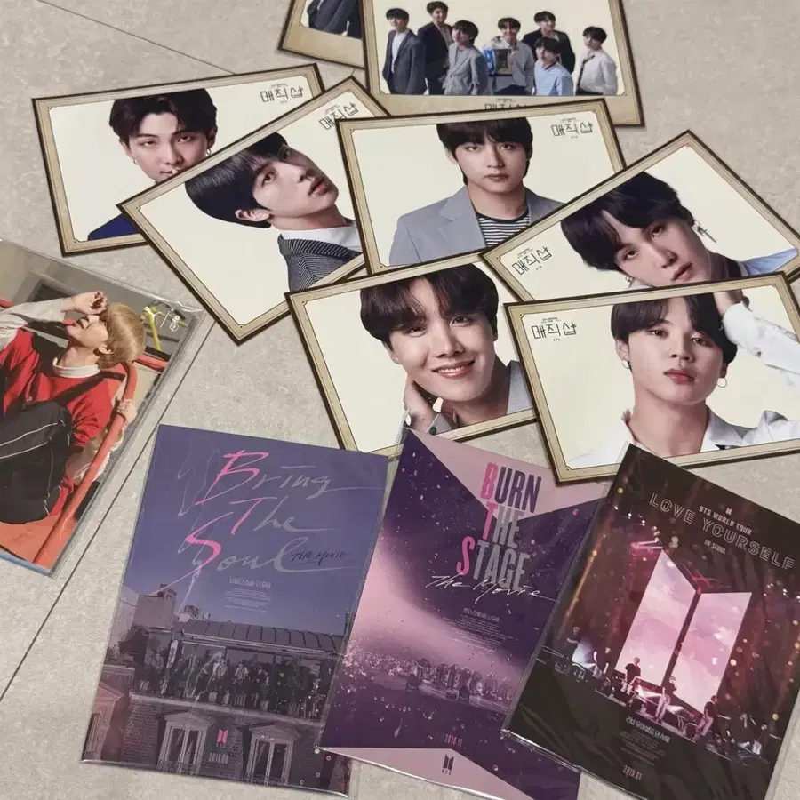 방탄 영화특전 3장+5기 머스터 팬미팅 md+푸마 md | 방탄소년단 포토카드 포토세트 bts 뷔 진 슈가 알엠 지민 정국 제이홉