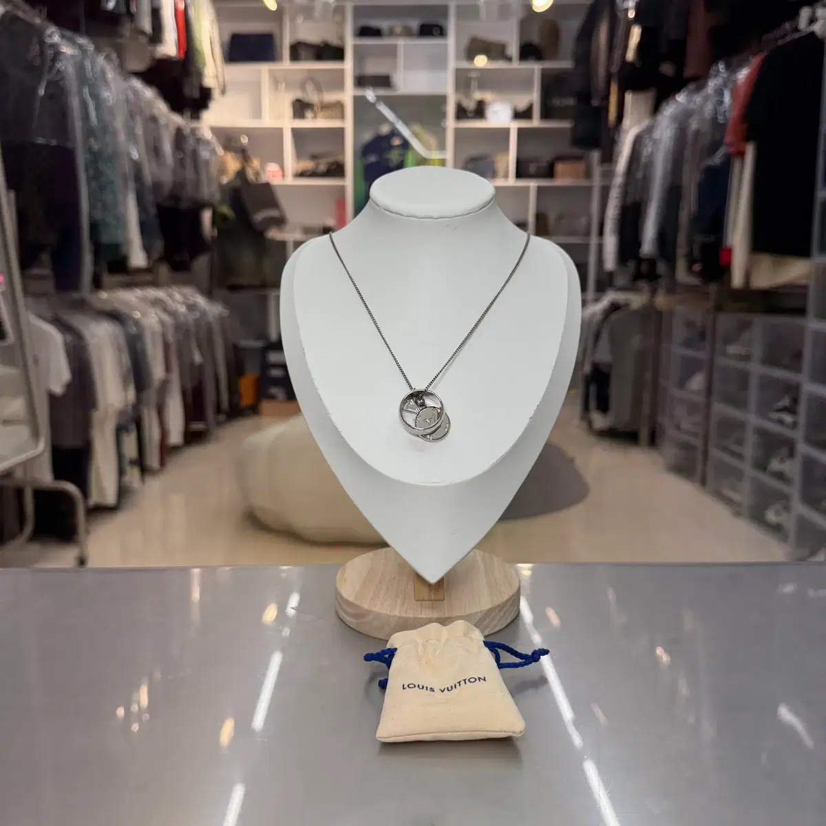 [리오브전포점] 루이비통 모노그램 참 목걸이