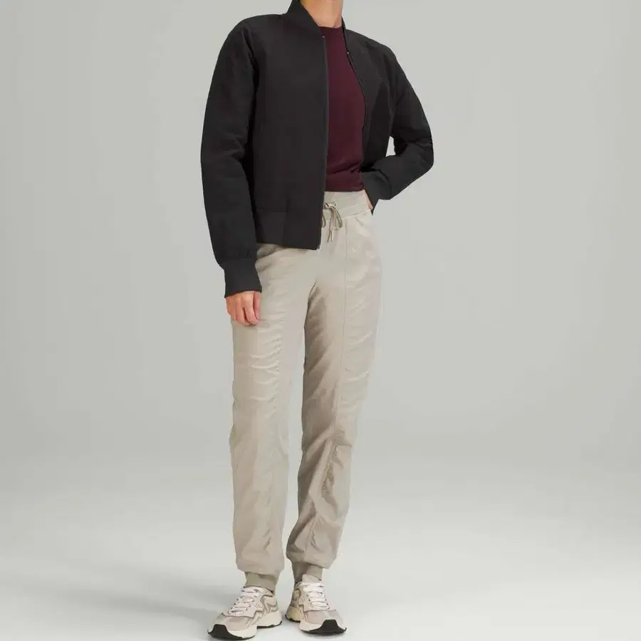 룰루레몬 자켓 집업 봄버자켓 후드 lululemon alo 검정 블랙 집업