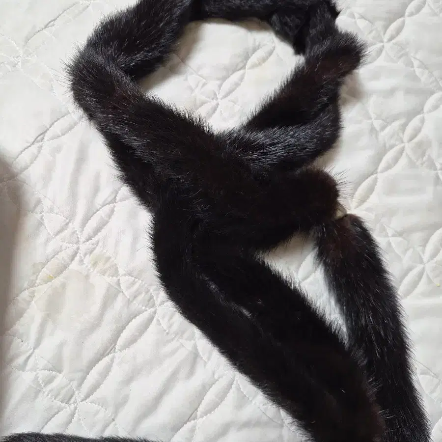 천연밍크목도리