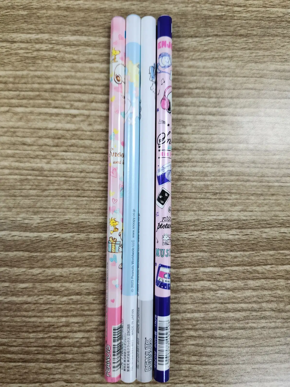 일본 스누피 연필 (4개)