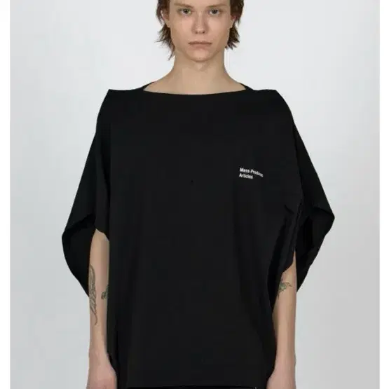 플라스틱프로덕트 Mpa Octagon T-shirt 블랙 팔각티