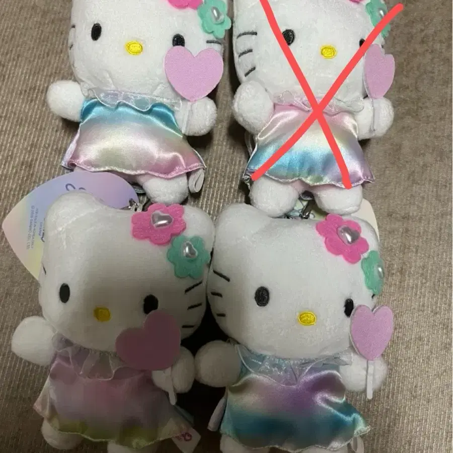 헬로키티 오로라 요정 인형 키링
