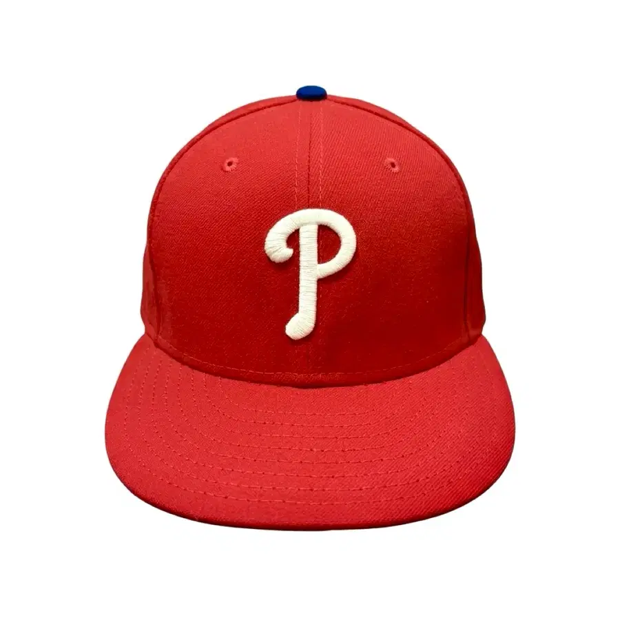 뉴에라 MLB 어센틱 필라델피아 필리스 피티드캡 게임 스칼렛 714