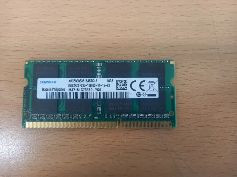 삼성 노트북용 메모리 DDR3 8GB 저전력 판매합니다