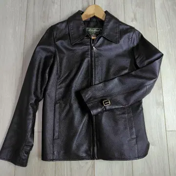 Eddie Bauer 천연 가죽 가죽 자켓 XS