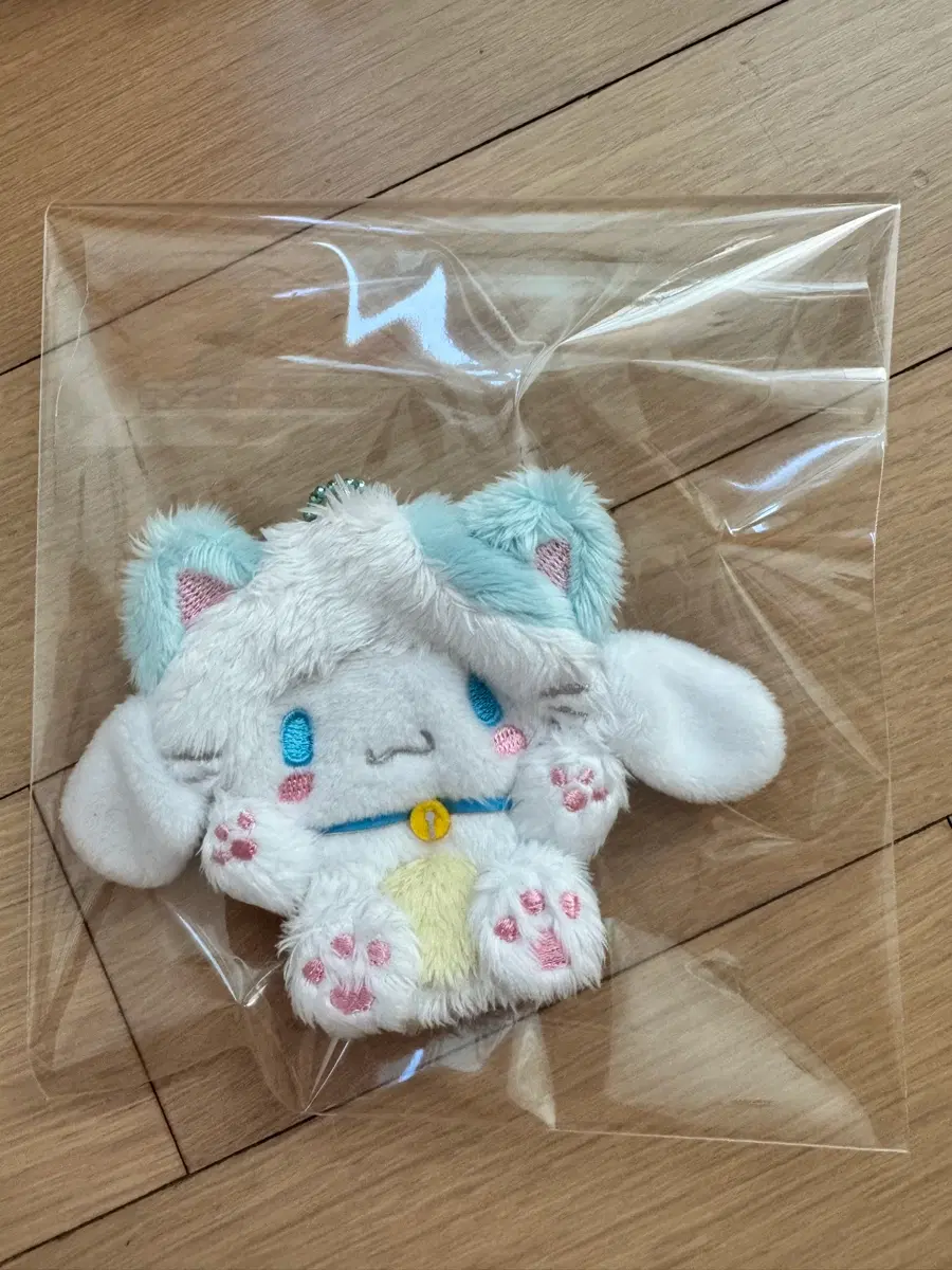 시나모롤 고양이 네코 파우치 키링