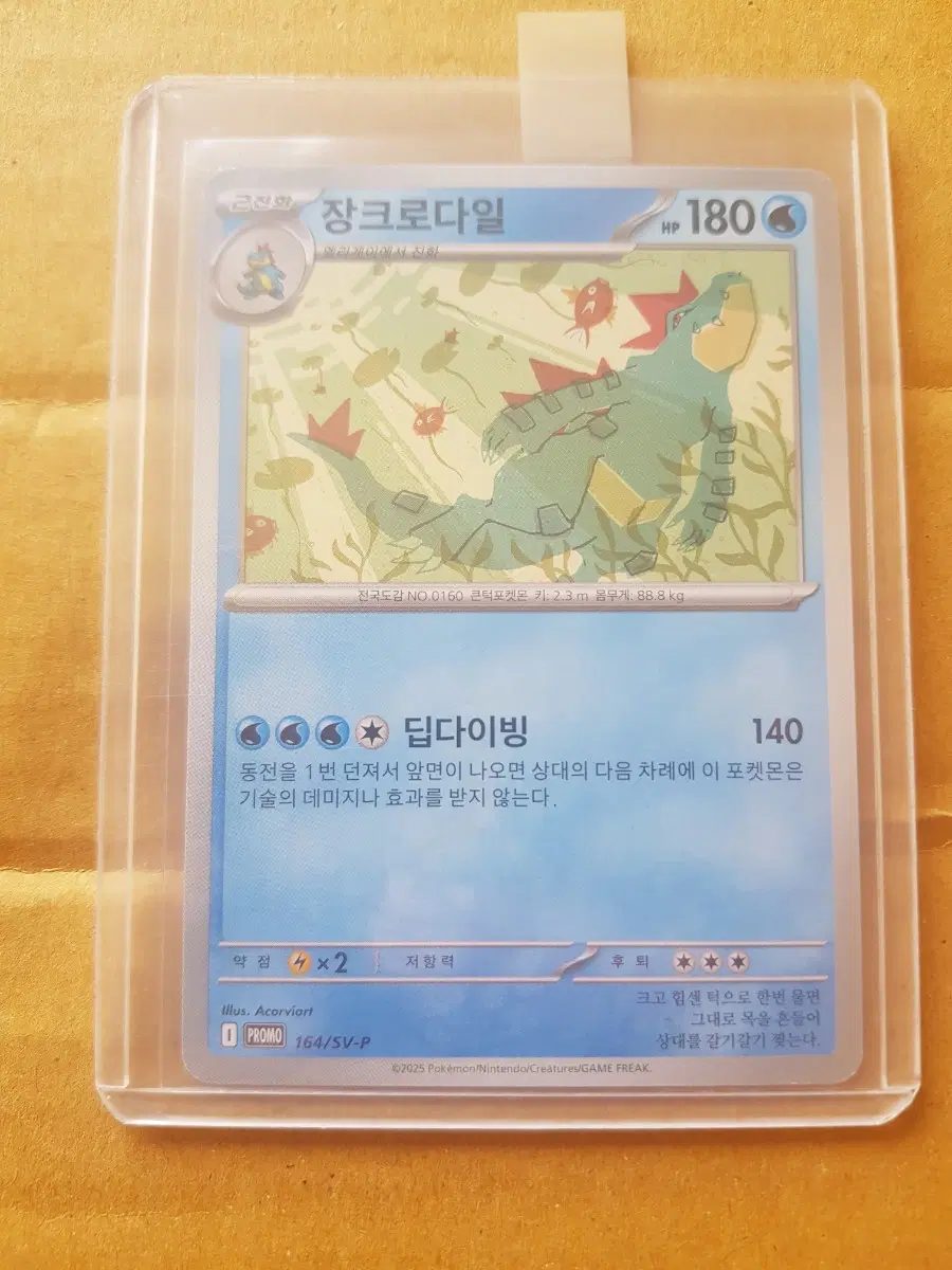 장크로다일 포켓몬스터 프로모 카드