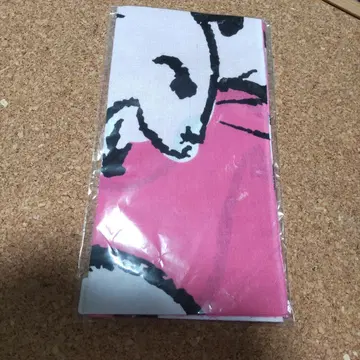조수기화 수건 핑크