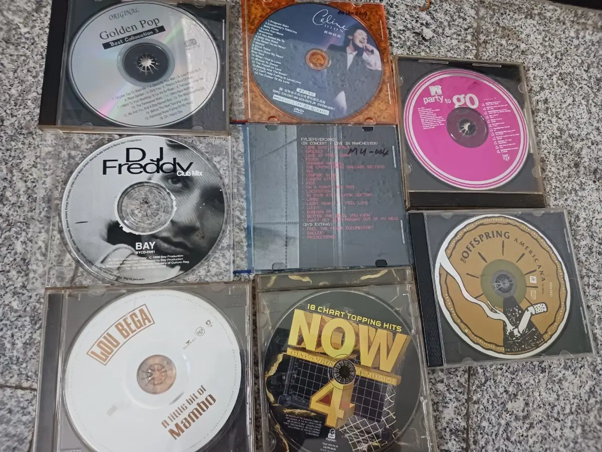 DJ 프레디 클럽믹스, 셀린 디온, 로우베가 맘보 CD 8개 세트