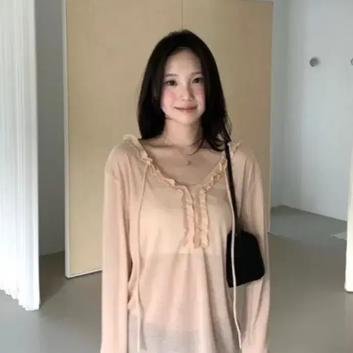 프릴리 DO Rosie Frill String Tee 프릴 스트링티