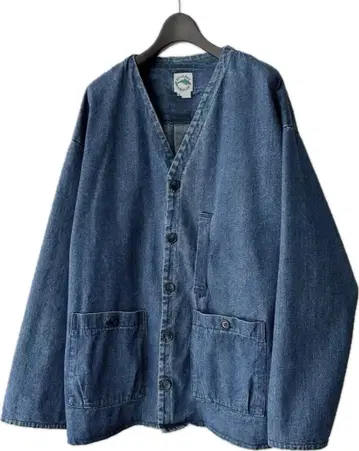 1990's ~KINSALE SMOCKS DENIM JACKET RARE