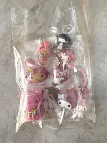 마이멜로디 미니어처 가챠 8종 세트