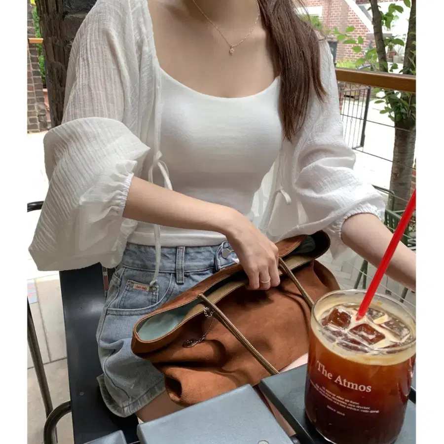 피터앤웬디 모너프 볼레로 블라우스 아이보리