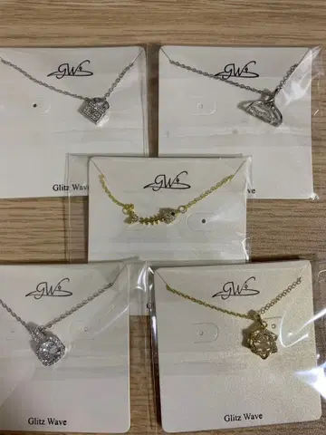 Glitz Wave 목걸이 9세트