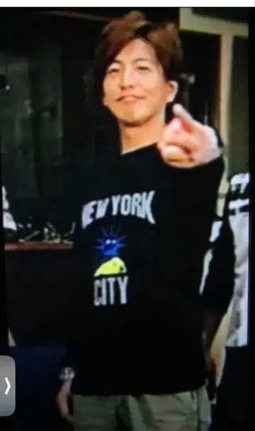 기무라 타쿠야 착용 ADONUST.Y NEW YORK CITY 긴팔 티셔츠
