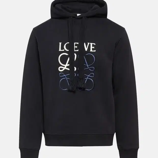 [XL] LOEWE 후디 H526Y25X08 BLACK 남성