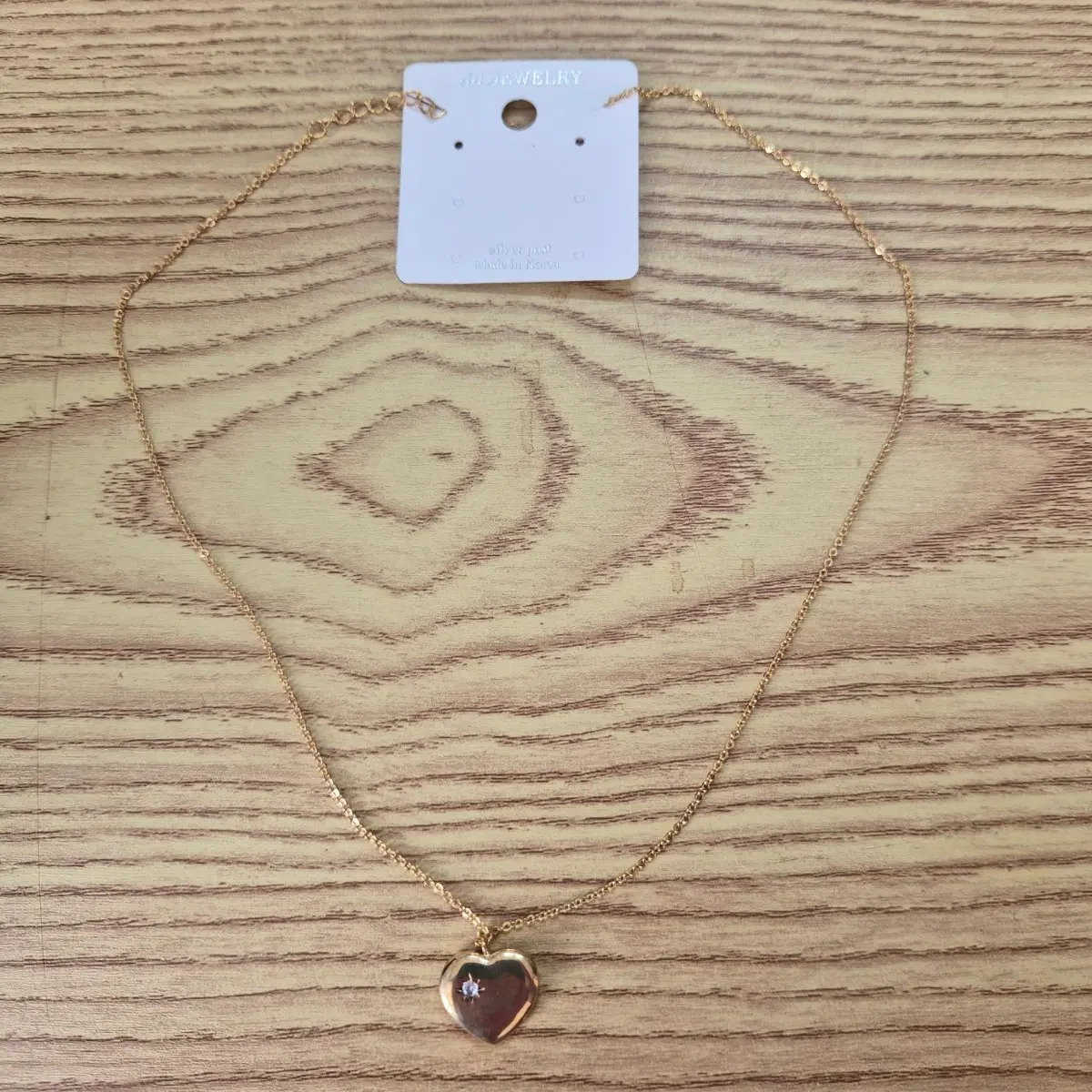 JJ JEWELRY 하트 목걸이
