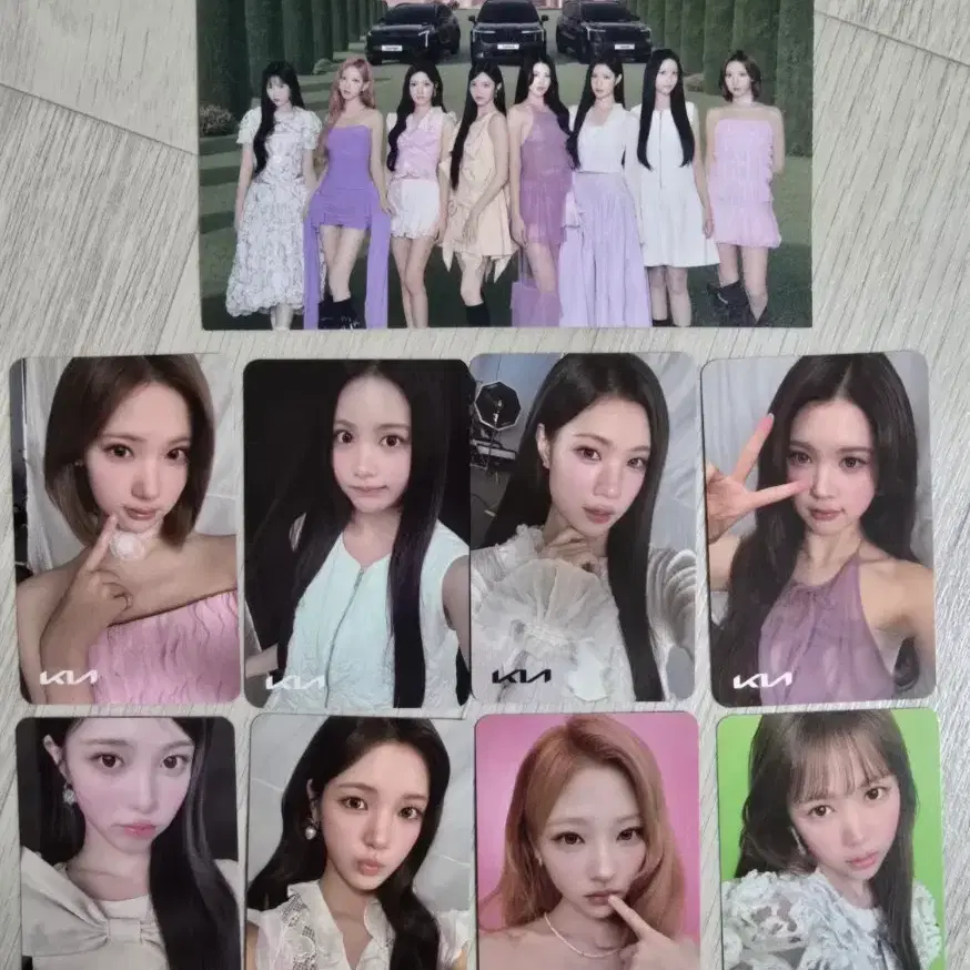 하츠투하츠 기아 팝업 포카 풀셋+엽서
