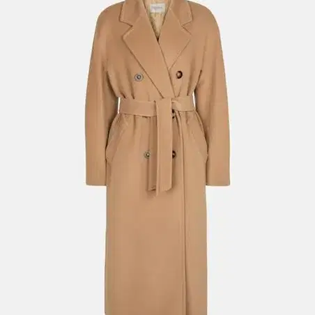 [36] MAXMARA 마담 울 캐시미어 코트 브라운 P00593159