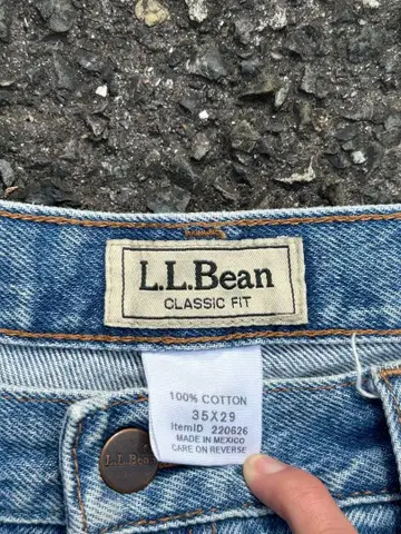 L.L.Bean 데님 팬츠 35 x 29 archive 해외 구제 의류 빅 사이즈 착용