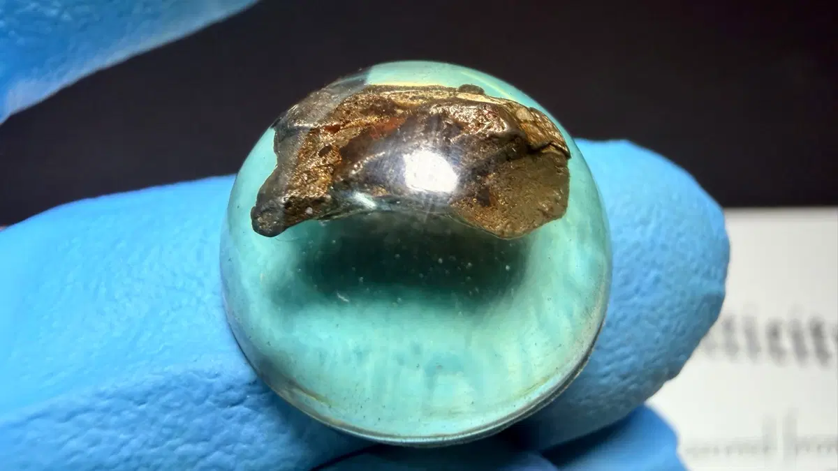 No.6267 천연 철운석 레진공예 펜던트 제작용 라운드 10.2ct