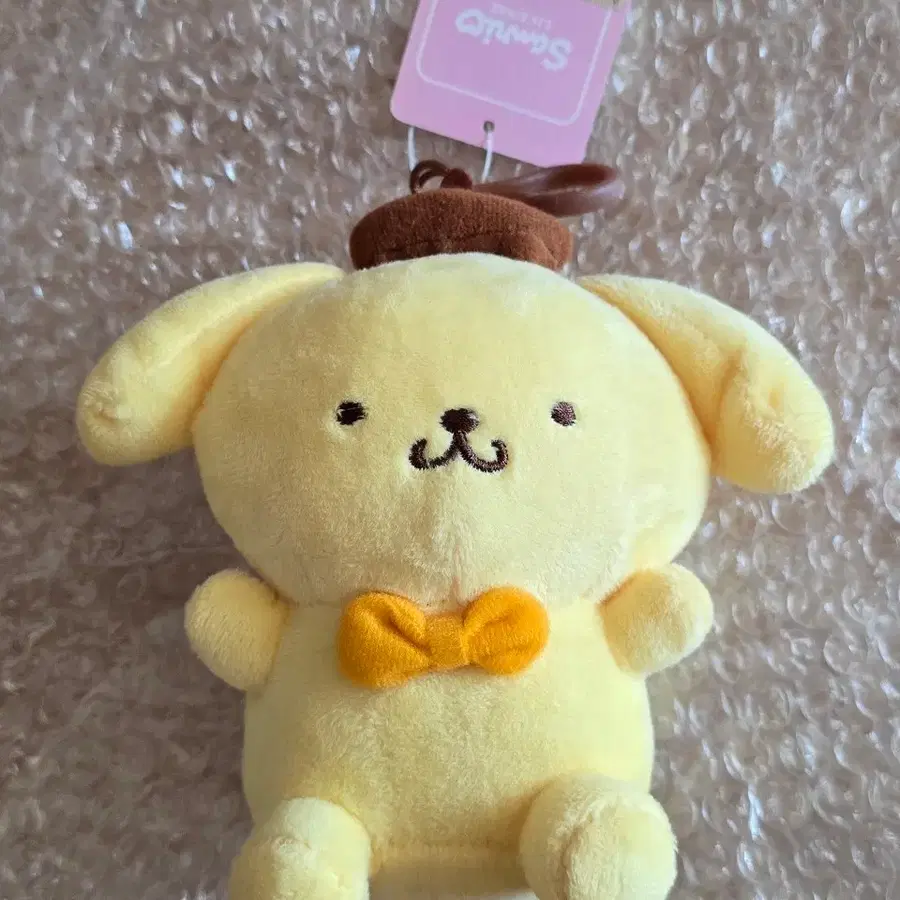 산리오 폼폼푸린 봉제인형 가방걸이 귀여운 키링 인형뽑기 판매