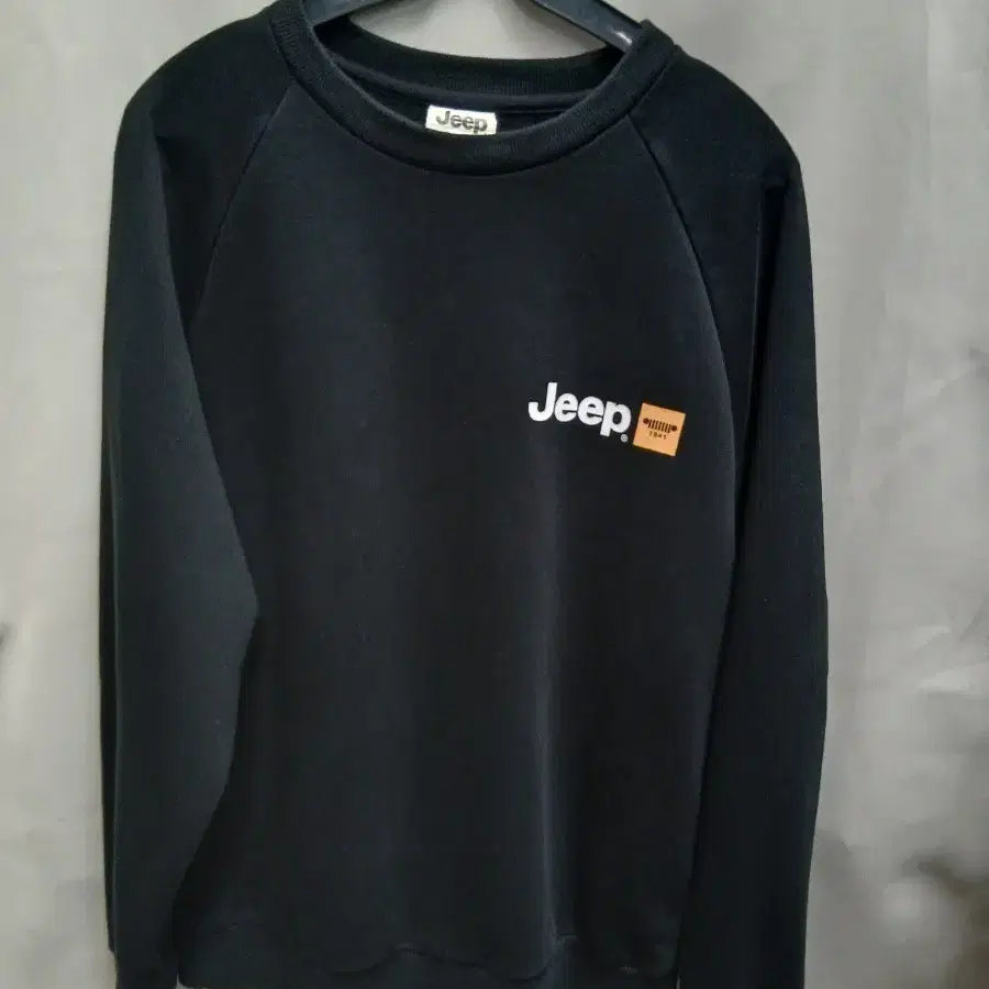 Jeep 맨투맨 검정 M