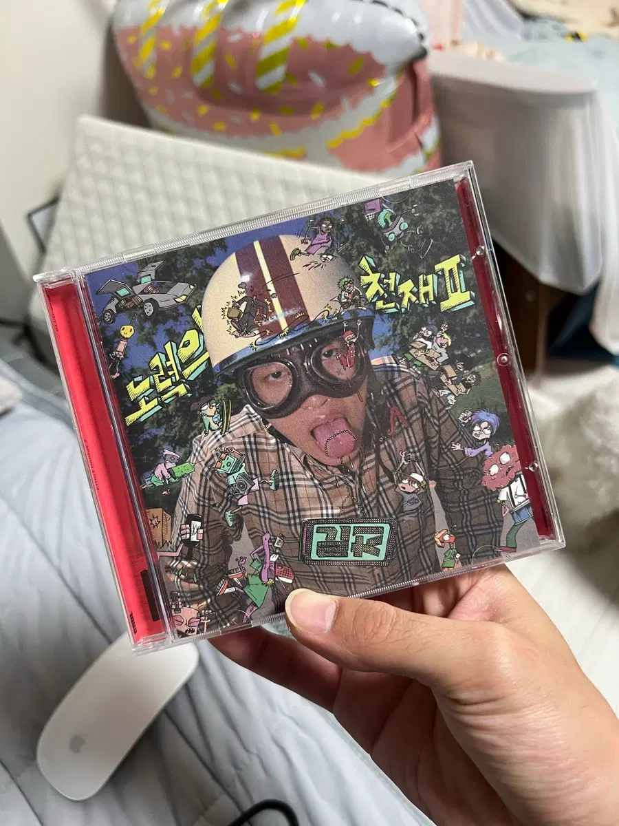 스카이민혁 노력의천재2 친필사인 CD