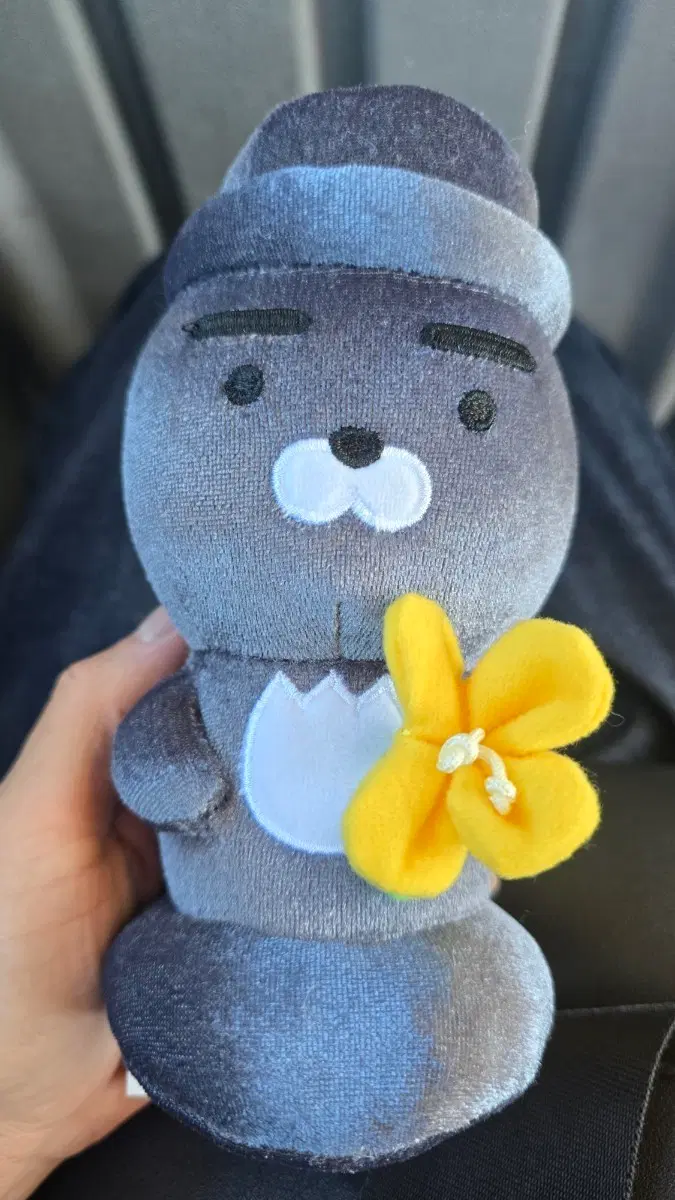 카카오프렌즈 라이언 제주 돌하르방 인형