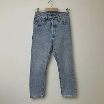 Levi's 리바이스 501 데님 W23 L26 여성용 XS 블루