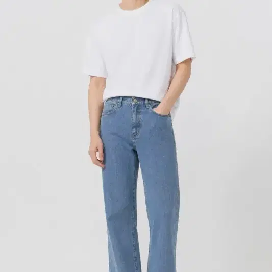 여S/DKNY 22SS 연청 와이드핏 팬츠